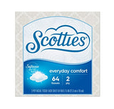 Scotties Everyday Comfort Facial Tissues, 64 Tissues per Box (Pack of 24)