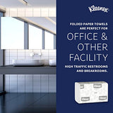 Kleenex® Multifold Paper Towels (02046), 1-Ply, 9.2" x 9.4" sheets, White, (150 Sheets/Pack, 8 Packs/Case, 1,200 Sheets/Case)