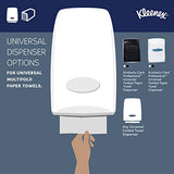 Kleenex® Multifold Paper Towels (02046), 1-Ply, 9.2" x 9.4" sheets, White, (150 Sheets/Pack, 8 Packs/Case, 1,200 Sheets/Case)