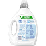 All Liquid Laundry Detergent, Free Clear for Sensitive Skin with OXI, Unscented and HypoAllergenic, 2X Concentrated, 90 Loads