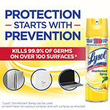 Lysol Disinfectant Spray, Lemon Breeze, 19 Ounce (Pack of 3)