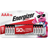 Energizer AAA Batteries, Max Triple A Alkaline, 16 Count (Pack of 2)