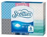 Scotties Everyday Comfort Facial Tissues, 64 Tissues per Box, 6 Pack