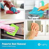 Orighty Microfiber Cleaning Cloths, Pack of 120, Highly Absorbent Cleaning Supplies, Lint Free Cloths for Multiple-use, Powerful Dust Removal Cleaning Rags for House, Kitchen, Car Care(12x12 inch)