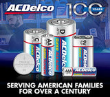 ACDelco 24-Count 9 Volt Batteries, Maximum Power Super Alkaline Battery, 7-Year Shelf Life, Reclosable Packaging