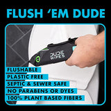 DUDE Wipes - Flushable Wipes - 8 Pack, 336 Wipes - Unscented Extra-Large Adult Wet Wipes - Vitamin-E & Aloe for at-Home Use - Septic and Sewer Safe