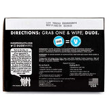 DUDE Wipes - Flushable Wipes - 8 Pack, 336 Wipes - Unscented Extra-Large Adult Wet Wipes - Vitamin-E & Aloe for at-Home Use - Septic and Sewer Safe