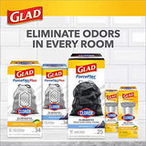 Glad Medium Drawstring Trash Bag with Clorox, 8 Gal, Lemon Fresh Bleach 80 Ct (Package May Vary)