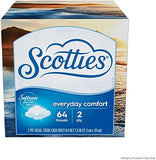 Scotties Everyday Comfort Facial Tissues, 64 Tissues per Box (Pack of 24)