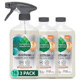 Seventh Generation Foaming Dish Spray, 3 Refills and 1 Sprayhead, 16 Fl Oz (Pack of 3)