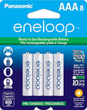 Eneloop Battery Charger Pack 4 NiMH AAA Batteries K-KJ17M3A4BA & NiMh AAA Batteries BK-4MCCA8BA 1.2V 8pk Rechargeable